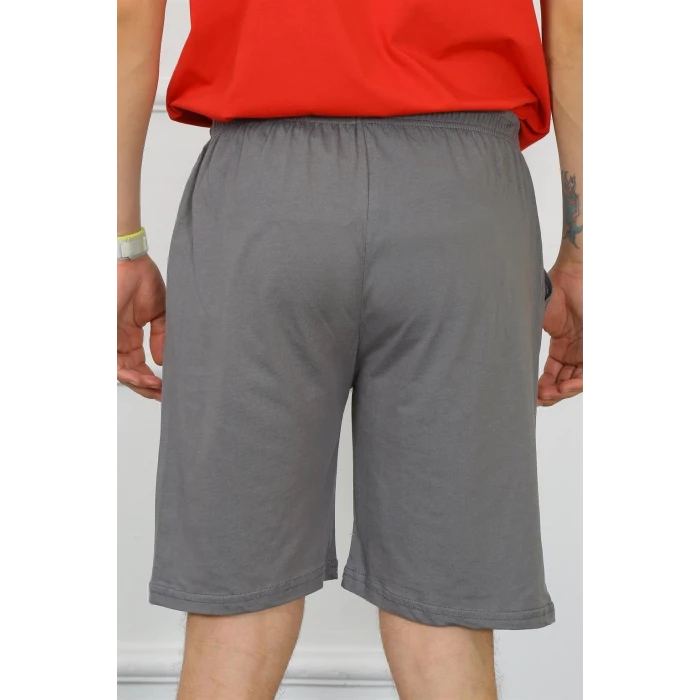 Giyim Erkek Pamuk Füme Şort