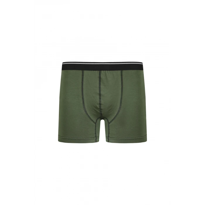 Giyim Erkek Pamuk Likralı Boxer Haki