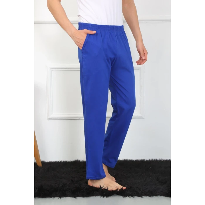 Giyim Erkek Pamuk Saks Tek Alt Pijama