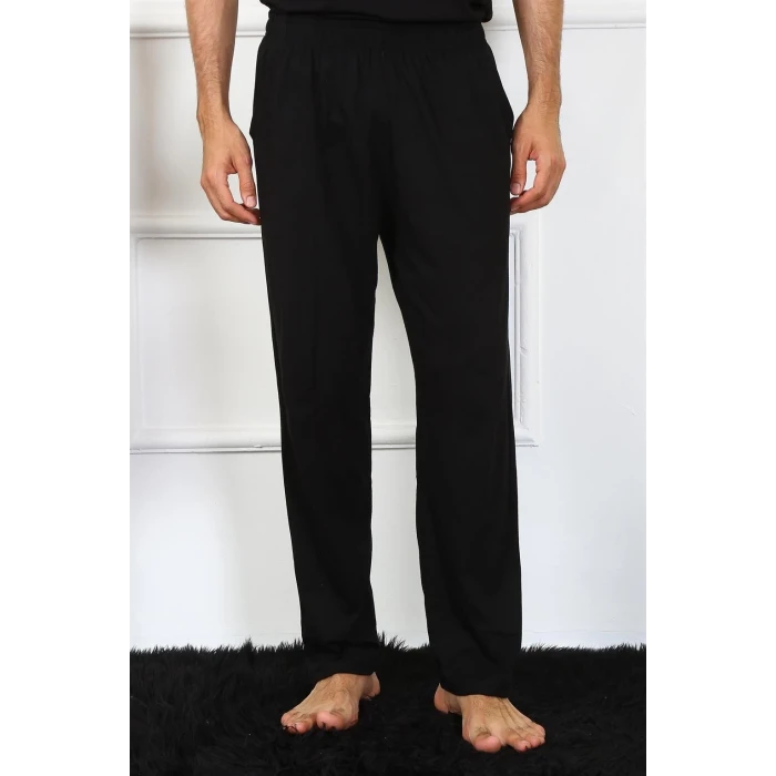 Giyim Erkek Pamuk Siyah Tek Alt Pijama