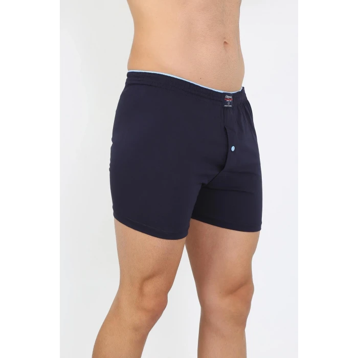 Giyim Erkek Penye Boxer Lacivert