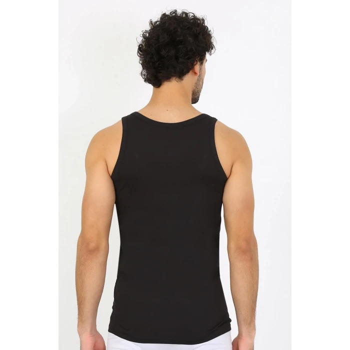 Giyim Erkek Penye Siyah Atlet