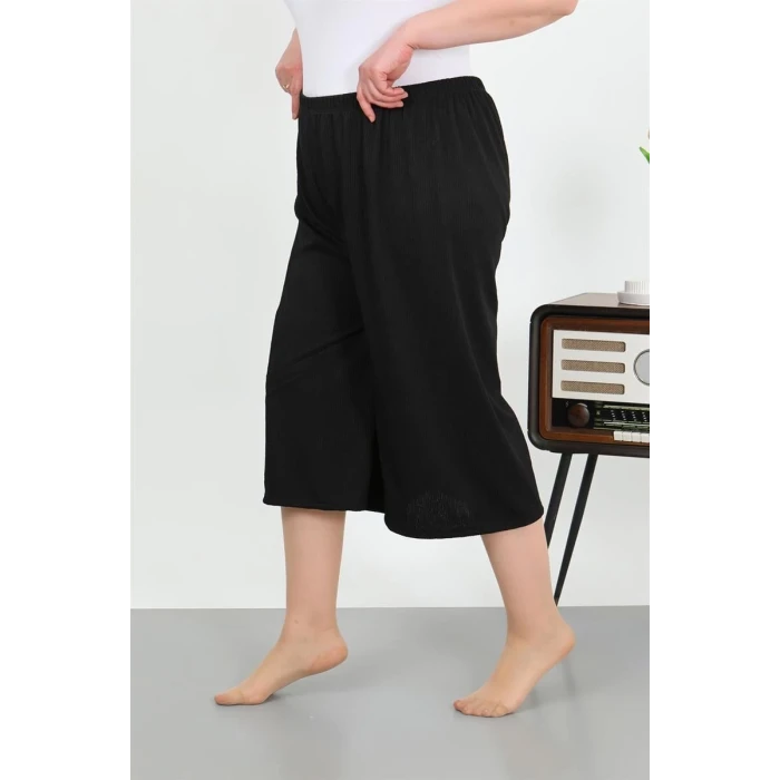 Giyim Kadın Büyük Beden Bürümcük Kapri