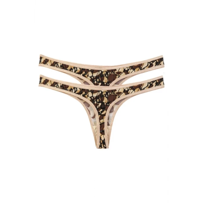 Giyim Kadın Desenli 2li Tanga Slip