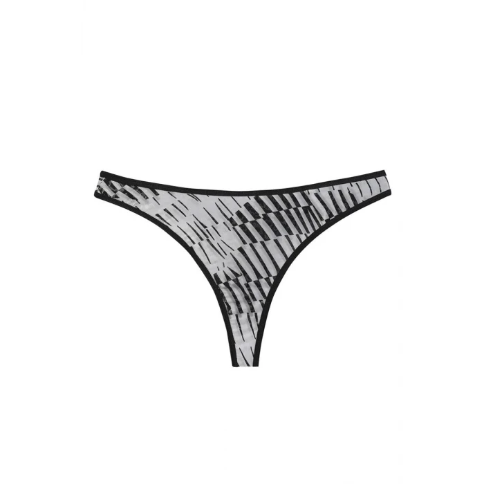 Giyim Kadın Siyah Beyaz Desenli 2li Tanga Slip