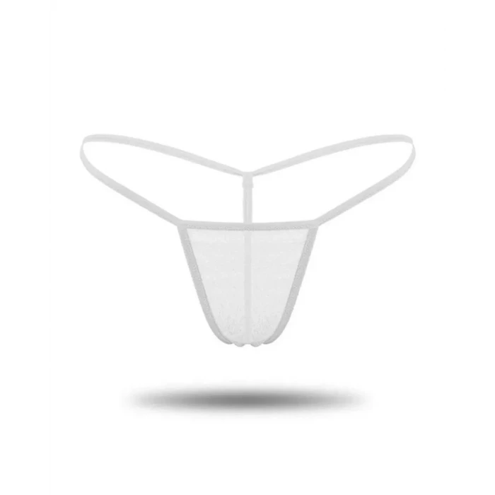 Kadın 3lü Transparan Tül String