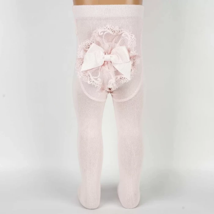 Kurdele Popo Aks. Kız Bebek Külotlu Çorap  Asorti