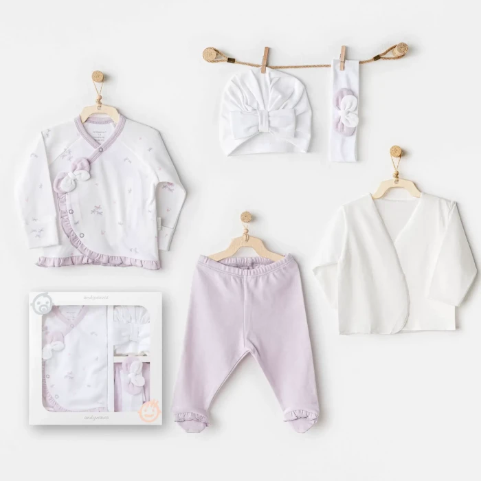 Magical Butterfly 5li Hastane Çıkış Seti White