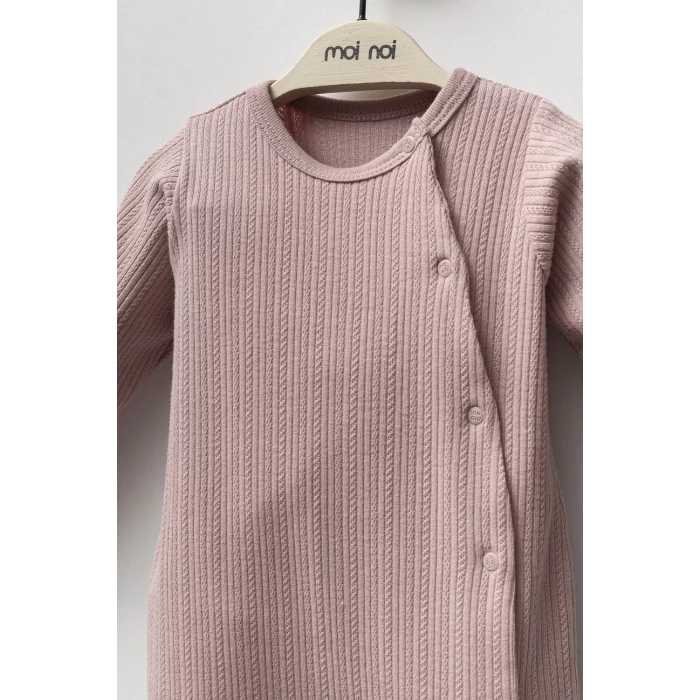 Moi Noi Şapkalı Tulum Mnb1235 Mürdüm