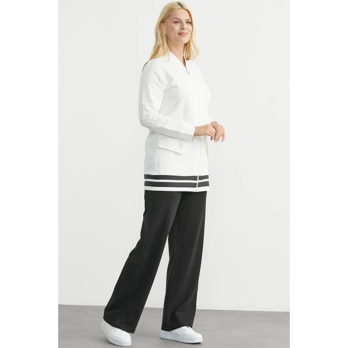 Sementa 76511 Tam Fermuarlı Tunik Eşofman Takım