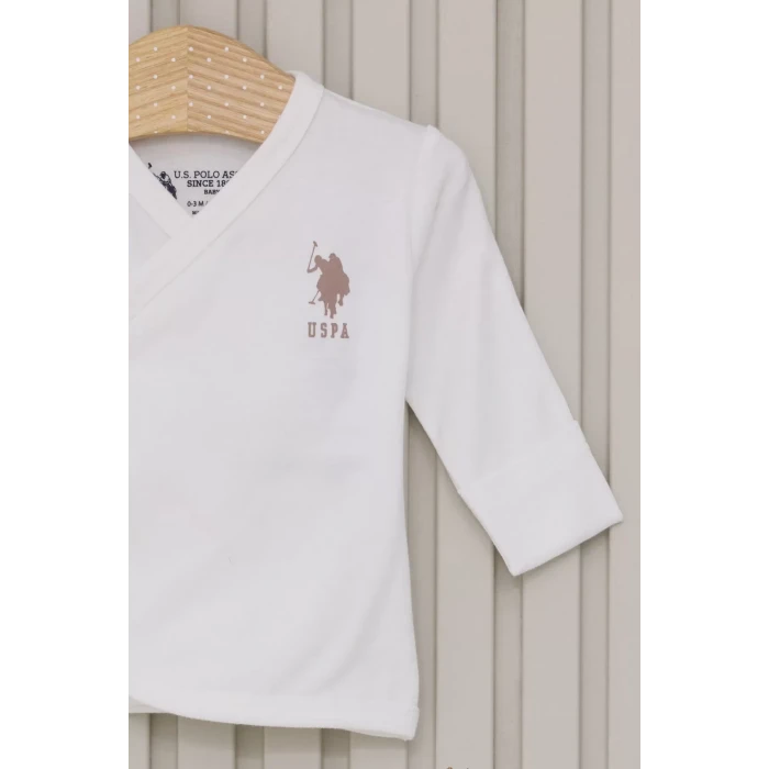 U.s Polo Bebek 5li Hatane Çıkış Seti Usb2017 Krem