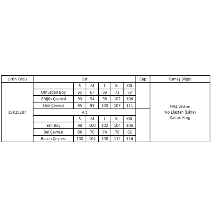 Yakası Detaylı Brode Dantelli Pijama Takımı