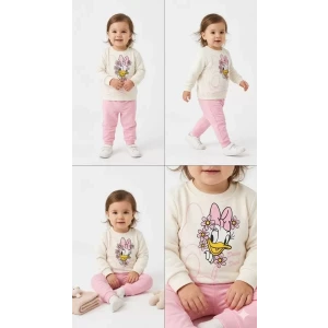 6/24 Ay Ördek Baskılı Basic Bebek Takımı