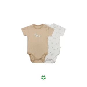 Bistyle Always Dream Yarım Kol 2li Body 17114 Ekru Bej