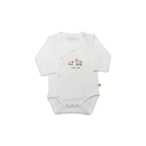 Bistyle Curly Lamb Uzun Kol Kravuze Body 17111 Bej Mavi Ekru