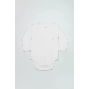 Bistyle Natural Basic Style Uzun Kol Body 17104 Beyaz