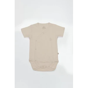 Bistyle Organik Natural Basic Style Kruvaze Yarım Kol Body Bs17101 Bej