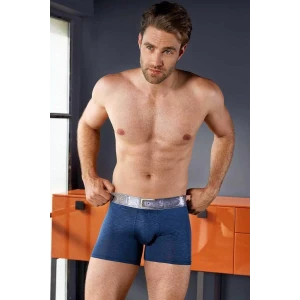 Erkek Viskon Kemer Baskılı Boxer