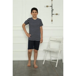 Giyim Erkek Çocuk Penye Şortlu Pijama Takım