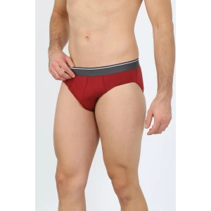 Giyim Erkek Pamuk Likralı Slip Bordo