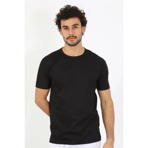 Giyim Erkek Sıfır Yaka Siyah Penye Atlet