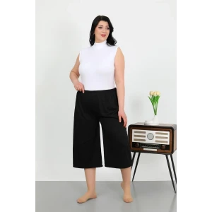 Giyim Kadın Büyük Beden Bürümcük Kapri