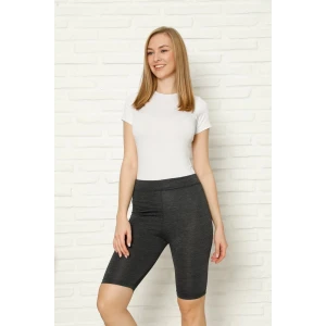 Giyim Penye Likralı Diz Üstü Antrasit