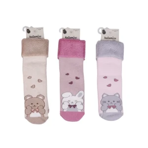 Katamino Yarlin Kız Havlu Soket Çorap 250235 Asorti