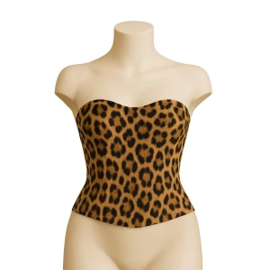 Leopar Mı Emay 9155 Terletici Korse Büstiyer