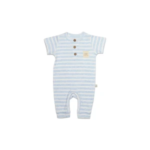 Line Colors Yarım Kol Patiksiz Tulum 15126 Mavi