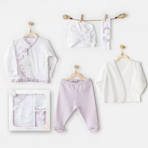 Magical Butterfly 5li Hastane Çıkış Seti White