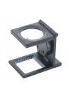 25x25 Mm Full Çelik Kaplı Katlamalı Büyüteç TH-9005B