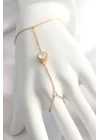 316L Çelik Gold Renk Kalp Model Şahmeran - TJ-SN551