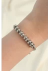 316L Çelik Gümüş Renk Oval Figürlü Bileklik - TJ-BB6097