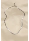 316L Çelik Silver Renk 45 cm İtalyan Zincir Model Kadın Kolye - TJ-BKO5903