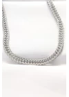 316L Çelik Silver Renk Balık Sırtı Zincir Kolye - TJ-BKO8530