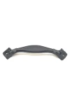 Antika Tarz Dekoratif Pirinç Deste Kapı Kulbu - 25x120 mm, Oksit