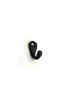 Antika Tarz Dekoratif Pirinç Tekli Mini Askı - 27x11 mm, Oksit