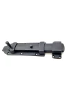Antika Tarz Dekoratif Pirinç Yassı Kapı Sürgüsü - 55x215 mm, Oksit