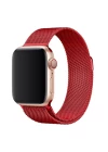 Apple Watch 38mm Metal Mıknatıslı Kordon - Kırmızı