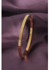 Çelik Gold Renk Kadın Kelepçe - TJ-BB4832