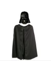 Çocuk Boy Yıldız Savaşları Star Wars Darth Vadet Maskesi ve 90 cm Pelerin Seti Siyah