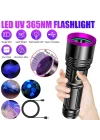 F.B.I F-365 UV 20W Şarjlı 26650 Pilli Profesyonel El Feneri