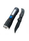 F.B.I F-91 Zoomlu XHP-50 Güçlü Işik Taşıma Çantalı 2 Li Set