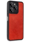 General Mobile Era 30 Kılıf Aras Deri Kapak - Kırmızı