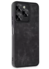 General Mobile Era 30 Kılıf Aras Deri Kapak - Siyah