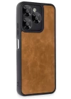 General Mobile Era 30 Kılıf Aras Deri Kapak - Taba