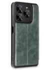 General Mobile Era 30 Kılıf Flip Cover - Koyu Yeşil