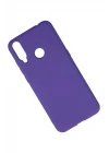 General Mobile GM 10 Kılıf Nano içi Kadife Silikon - Mor