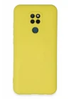General Mobile GM 20 Kılıf Nano içi Kadife Silikon - Sarı